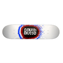 South Butte Patches Red, White, Blue Board Skate Board Deck