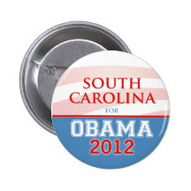 SOUTH CAROLINA for Obama 2012 Pinback Button