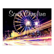 south carolina post card