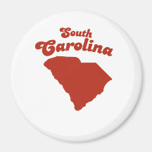 SOUTH CAROLINA Red State Refrigerator Magnets