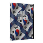 South Korea Waving Flag iPad Cases
