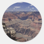 South Rim Of The Grand Canyon In Arizona Round Stickers