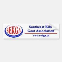 Southeast Kiko Goat Association bumper sticker