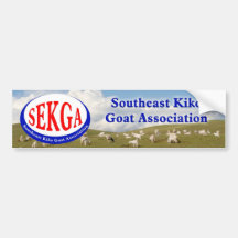 Southeast Kiko Goat Association bumper sticker