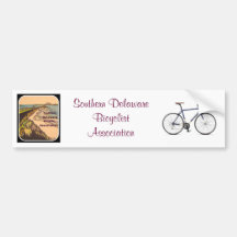 Southern Delaware Bicycle Association logo Bumper Stickers
