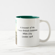 Souvenir Mug - Franco-British Exhibition 1908