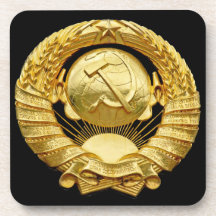 Soviet/Communist War Memorial Badge, Berlin, Germa Drink Coaster