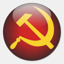Soviet Russian Hammer and Sickle Sticker