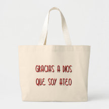 Soy Ateo Canvas Bags