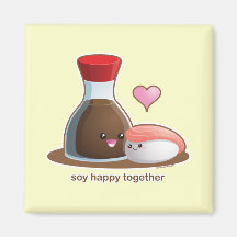 Soy Happy Magnets