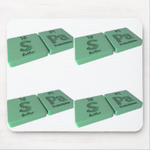 Spa as S Sulphur and Pa Protactinium Mouse Mats