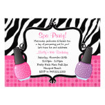 Spa Birthday Party Invitation
