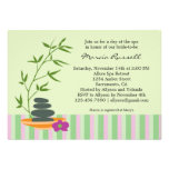 Spa Bridal Shower Invitation