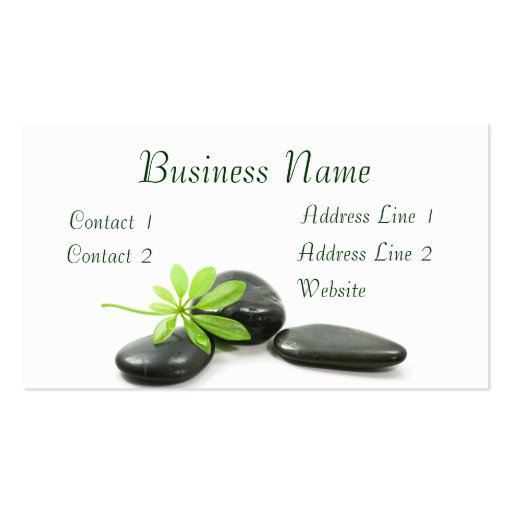 Spa Business Card