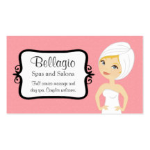 Spa Business Cards