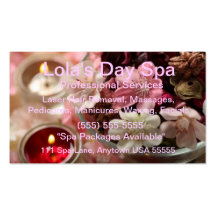 Spa & Salon Business Card Template