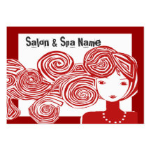 Spa Salon Fantasy Business Cards