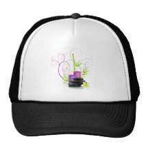 Spa theme mesh hat