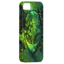 Space Alien Abstract iPhone 5 Cases