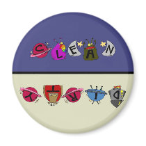 Space Alien Clean Dirty Dishwasher Magnet magnets