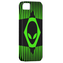 Space Alien Head Geometric iPhone 5 Case