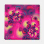 Space Blooms Fridge Magnet