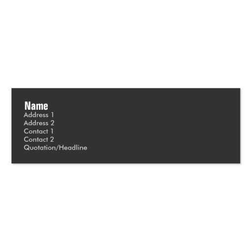 Space Boy Abstract Profile Card Business Cards