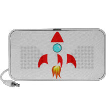Space Rocket PC Speakers