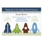 Space Rockets Baby Shower Invitation