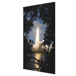 Space Shuttle Atlantis lifts off 18 Stretched Canvas Print