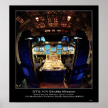 Space Shuttle Atlantis’s “glass cockpit" Print