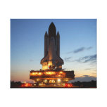Space shuttle Discovery Stretched Canvas Print