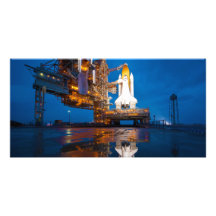 Space Shuttle Ready For Launch Photo Card