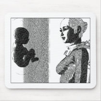 spacegirl and  baby mousepads