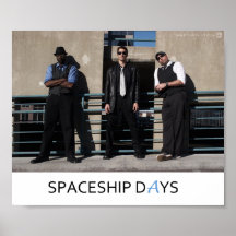Spaceship Days Picture Print