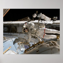 Spacewalk (STS-122) Posters