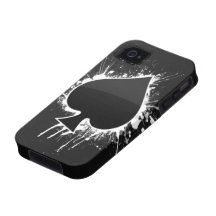 Spade on a Case Mate Tough for Iphone 4 iPhone 4 Cover