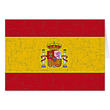 SPAIN FLAG CARD