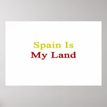 Spain Is My Land Poster