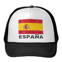 Spain Vintage Flag Hat