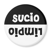 Spanish Clean Dirty Dishwasher Magnet magnets