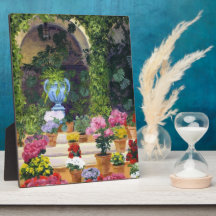 Spanish Courtyard) Photo Plaques