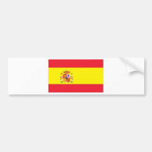 Spanish Flag Bumper Stickers