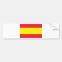 Spanish Flag Bumper Stickers