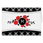 SPANISH FLOWER 2 GREETING CARDS