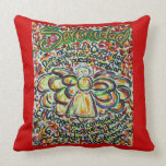 Spanish Serenity Prayer Angel Decorative Pillow