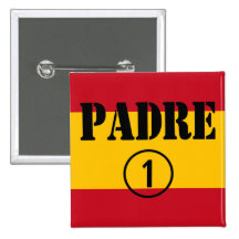Spanish Speaking Fathers & Dads : Padre Numero Uno Pin