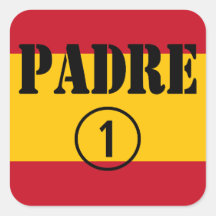Spanish Speaking Fathers & Dads : Padre Numero Uno Sticker