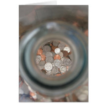 Spare Change Greeting Card