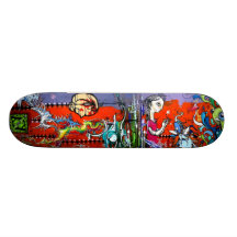 Spark Catcher - Street Sk8 Art Skate Board Deck